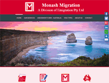 Tablet Screenshot of emigrationonline.com